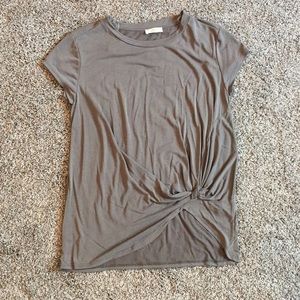 Grey Cinched Tee